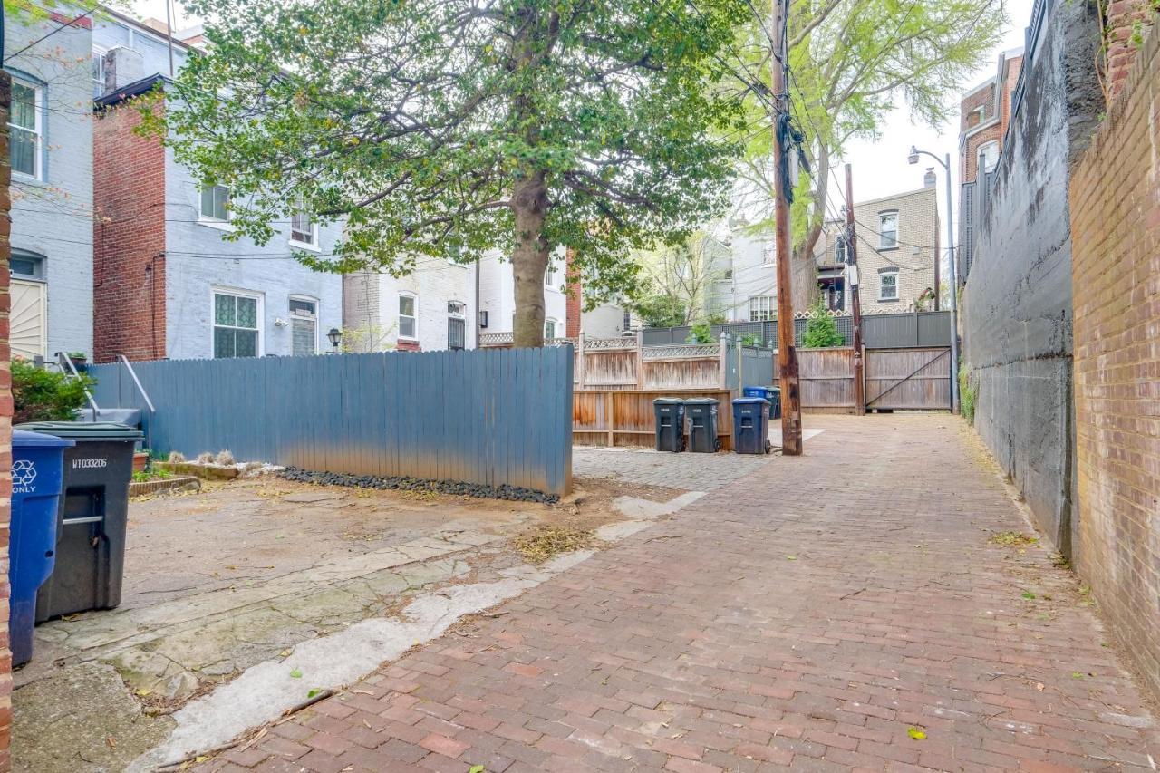 Historic Georgetown Townhome Walkable Location! Washington Eksteriør billede